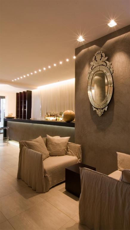 Posezení v ubytování Hotel Europa Monetti