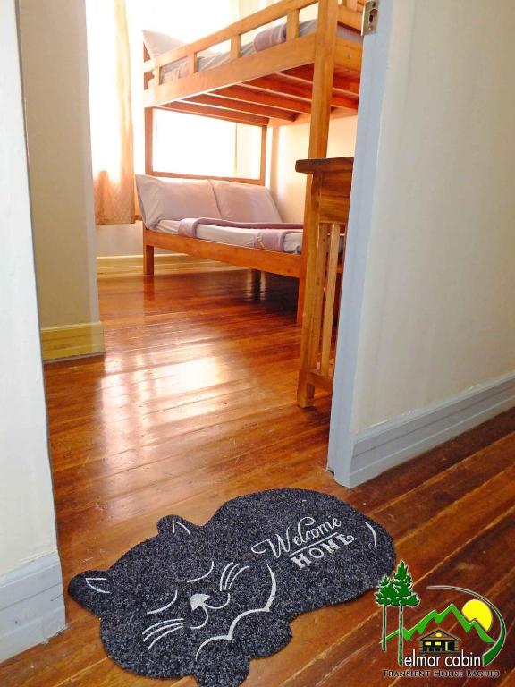 Postel nebo postele na pokoji v ubytování Elmar Cabin