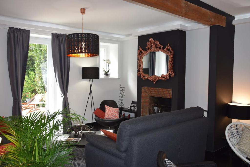 Posezení v ubytování Mont B&B