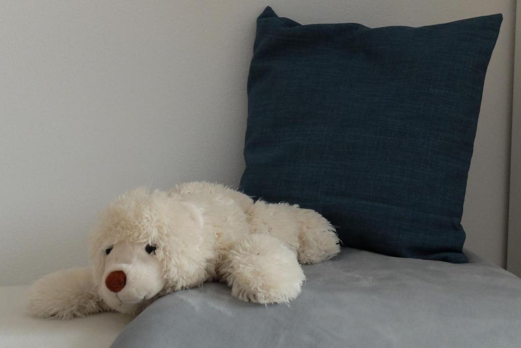 Postel nebo postele na pokoji v ubytování Ferienwohnung Elsa
