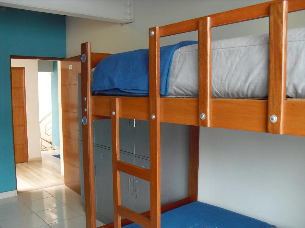 Llit o llits en una habitació de Kelebek Hostel