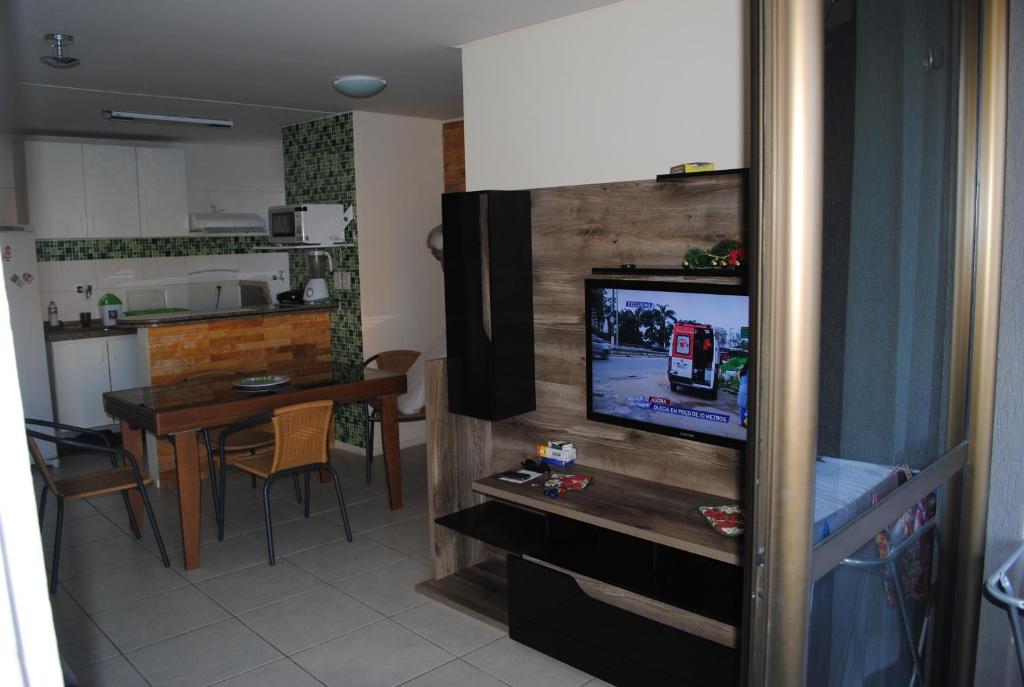  Apartamento mobiliado vista mar-Wi-Fi 2 quarto -Academia-AR cond.