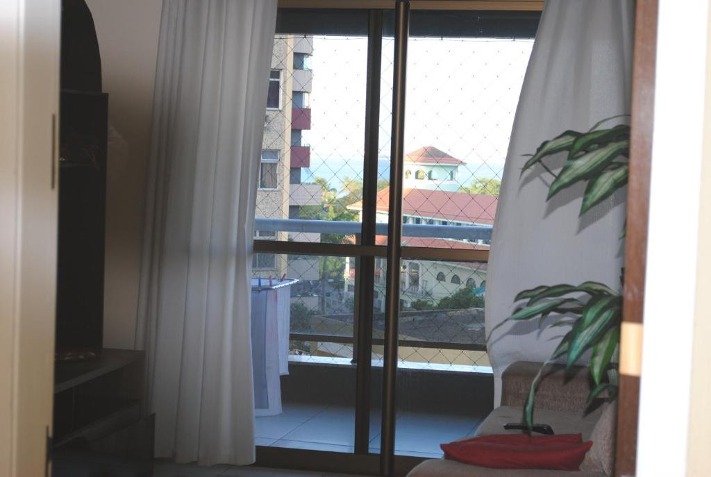  Apartamento mobiliado vista mar-Wi-Fi 2 quarto -Academia-AR cond.