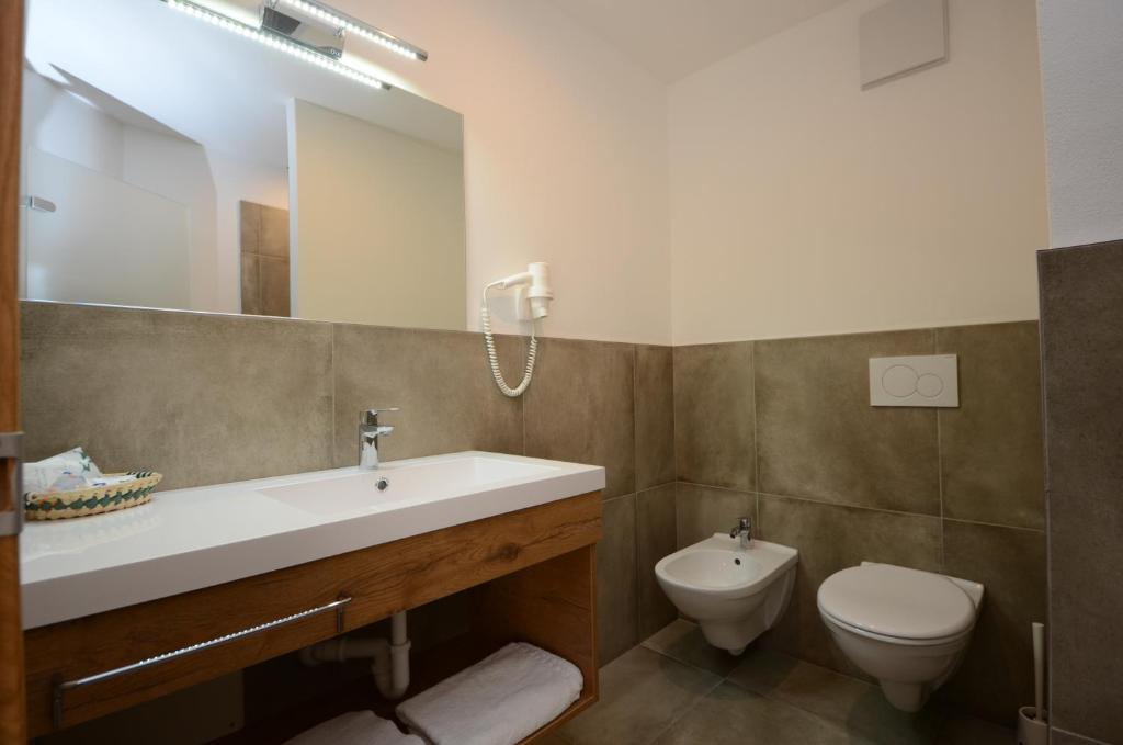 Koupelna v ubytování Park Hotel Avisio