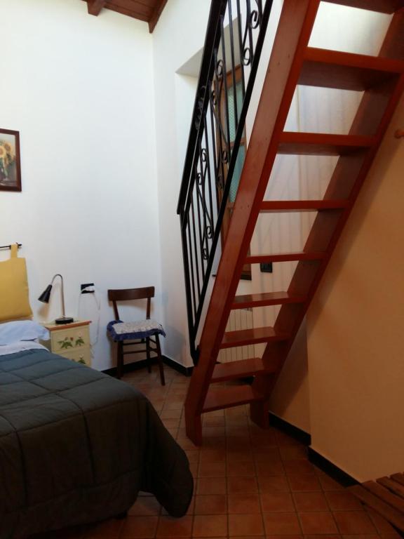 Postel nebo postele na pokoji v ubytování La Ginestra