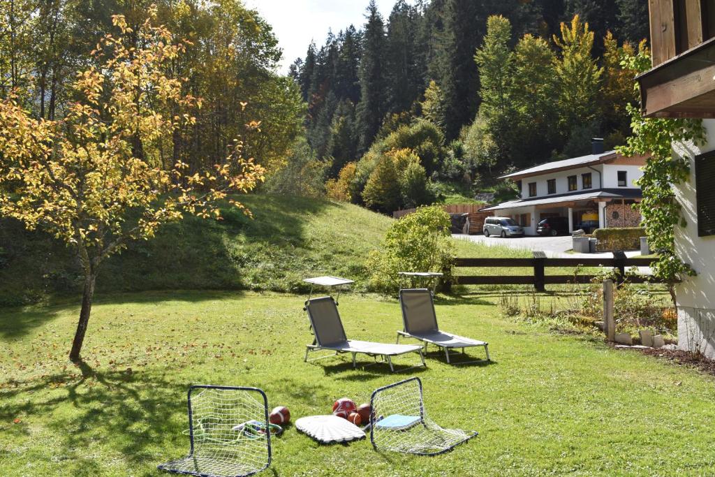 Vonkajšia záhrada v ubytovaní Ferienhaus am Gebraweg in Fieberbrunn in Tirol - Saalbach, Leogang, Hochfilzen, Kitzbühel