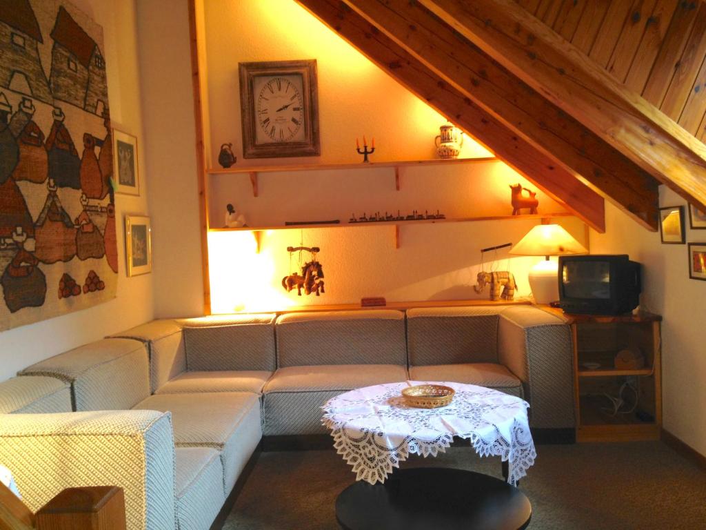 Χώρος καθιστικού στο Duplex Con Encanto En Vielha