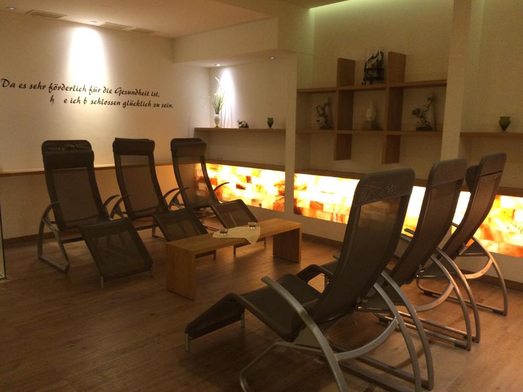 Posezení v ubytování THERMEN - APARTMENT BIODORF Bad Waltersdorf