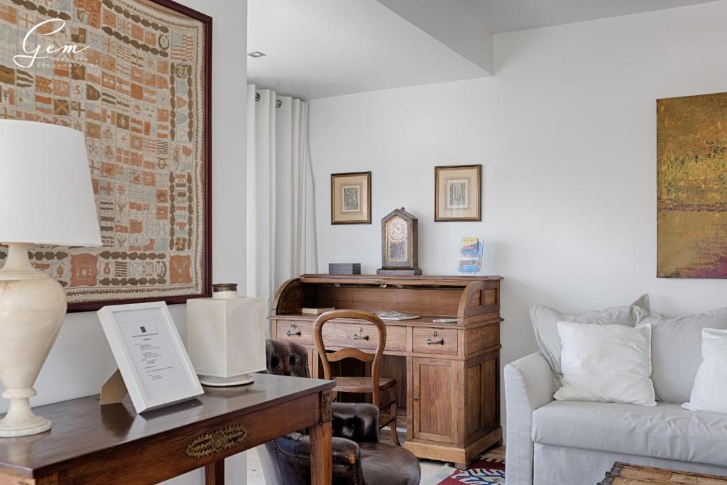 Posezení v ubytování Seven Rivers Luxury Apartment