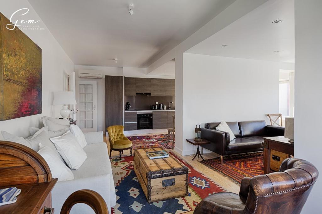 Kuchyň nebo kuchyňský kout v ubytování Seven Rivers Luxury Apartment