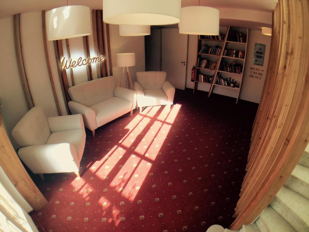 Posezení v ubytování Seehotel am Hallstättersee