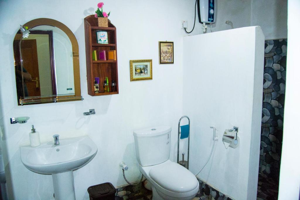 Koupelna v ubytování Sigiri Heritage Villa