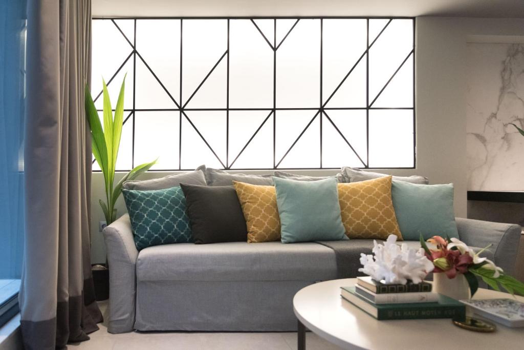 Posezení v ubytování 47 Luxury Suites