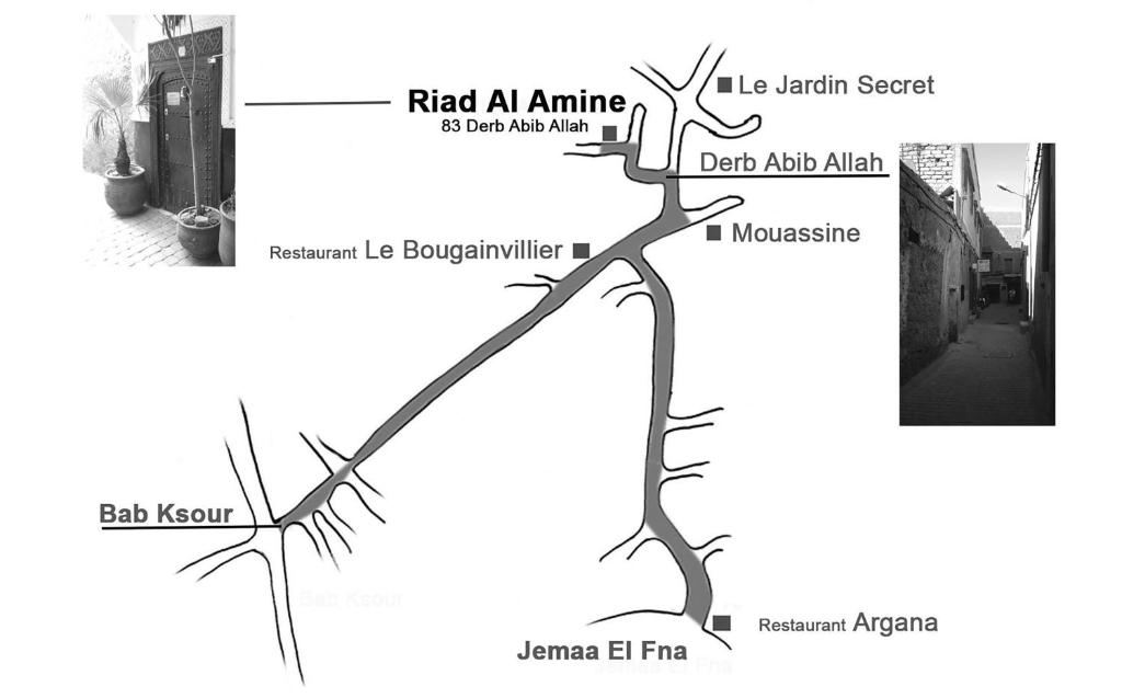 Fotografie z fotogalerie ubytování Riad Alamine v Marrákéši