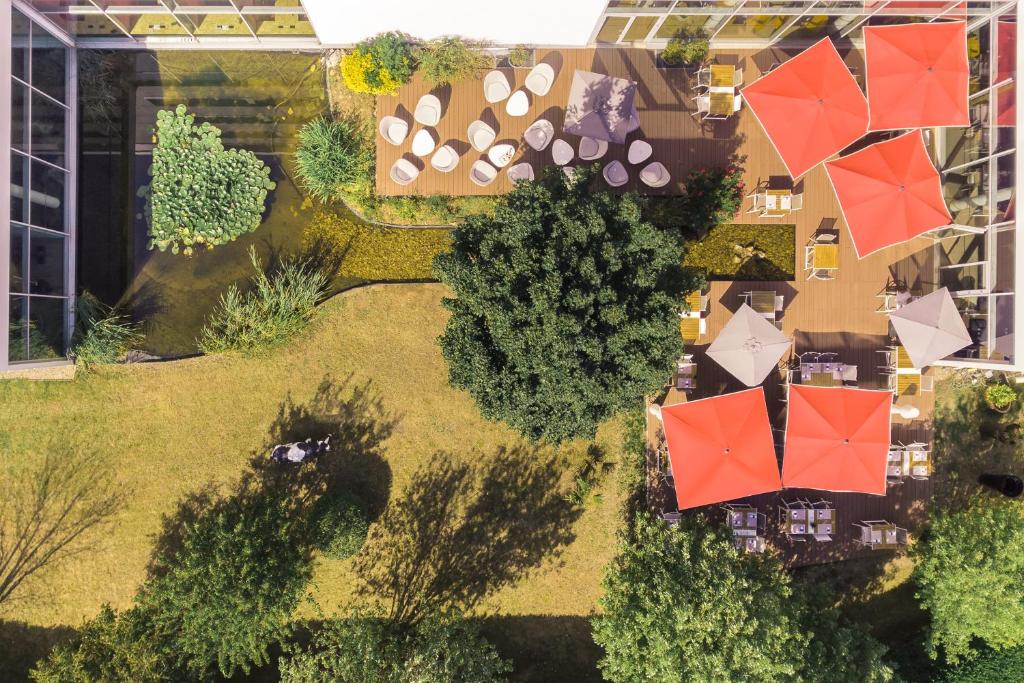 Zahrada ubytování Mercure Lyon Genas Eurexpo