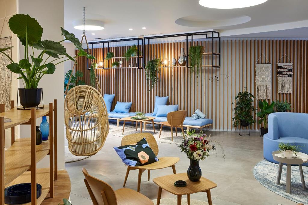 Posezení v ubytování Hygge Hotel