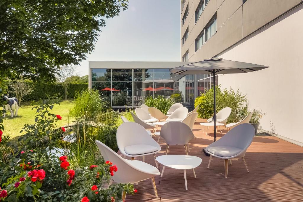 Zahrada ubytování Mercure Lyon Genas Eurexpo