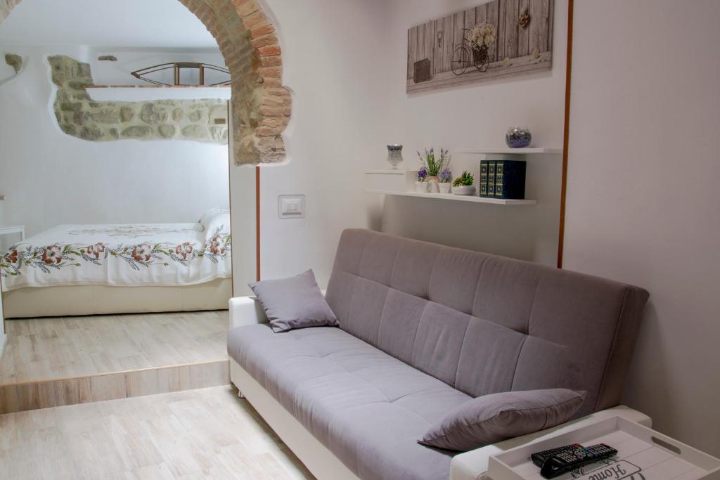 Posezení v ubytování Le Vecchie Mura Apartment
