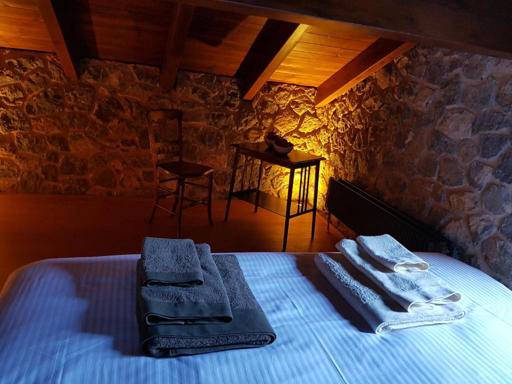 Postel nebo postele na pokoji v ubytování stodasos
