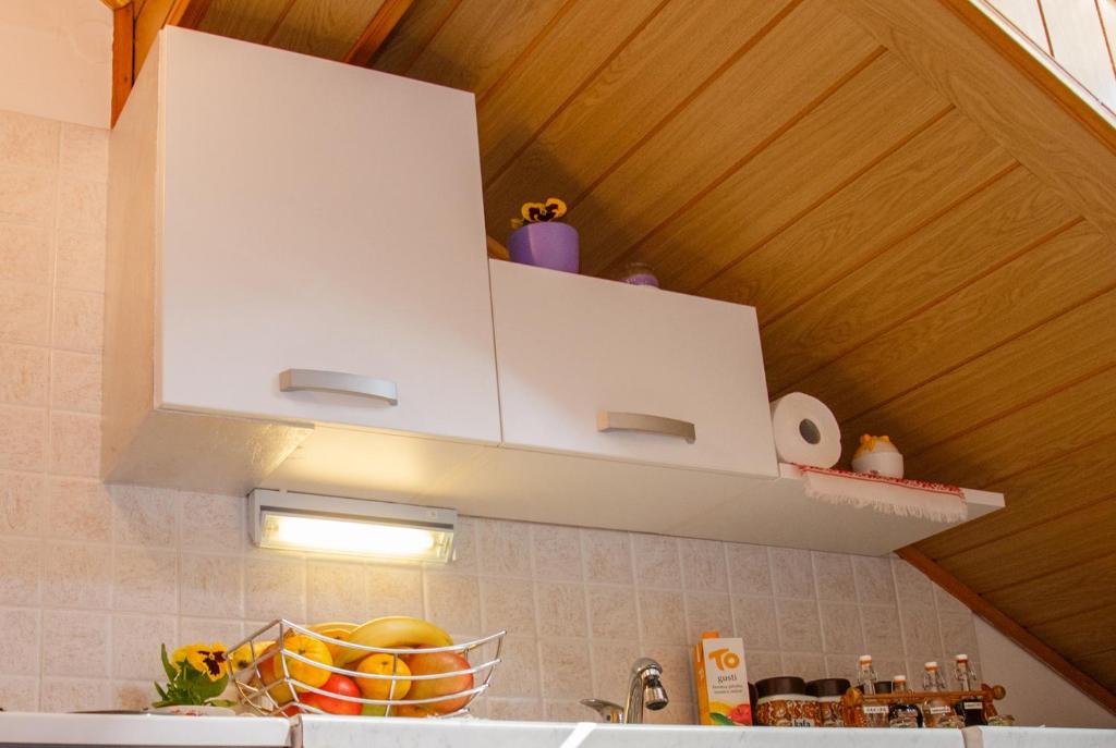 Kuchyňa alebo kuchynka v ubytovaní Apartment Ferk