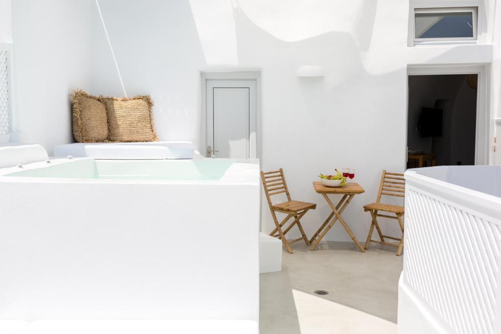 Zona de estar de Delta Suites