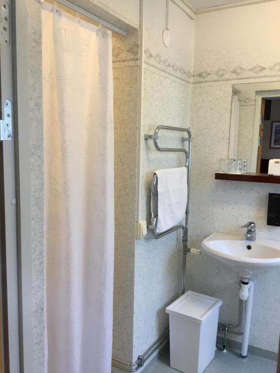 Koupelna v ubytování Dagsholm Hotell