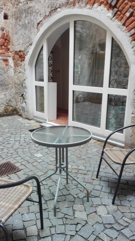 Patio nebo venkovní prostory v ubytování Apartmany u Synagogy