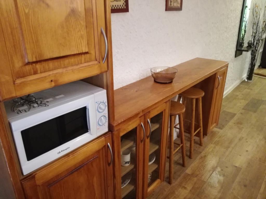 Kuchyň nebo kuchyňský kout v ubytování Can Teixidor