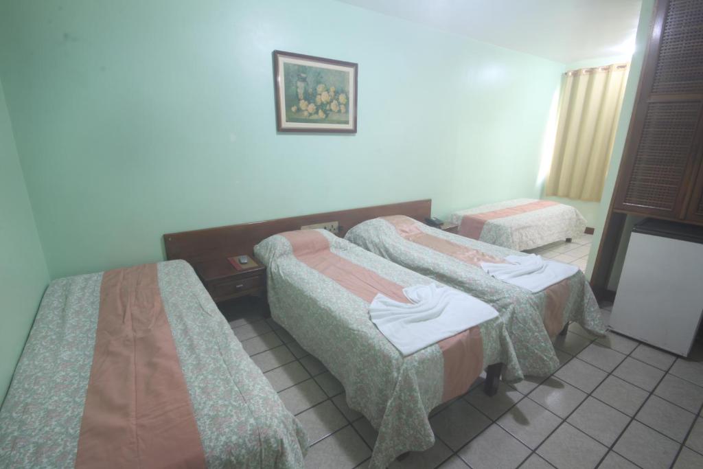 Postel nebo postele na pokoji v ubytování Hotel Terra Mater