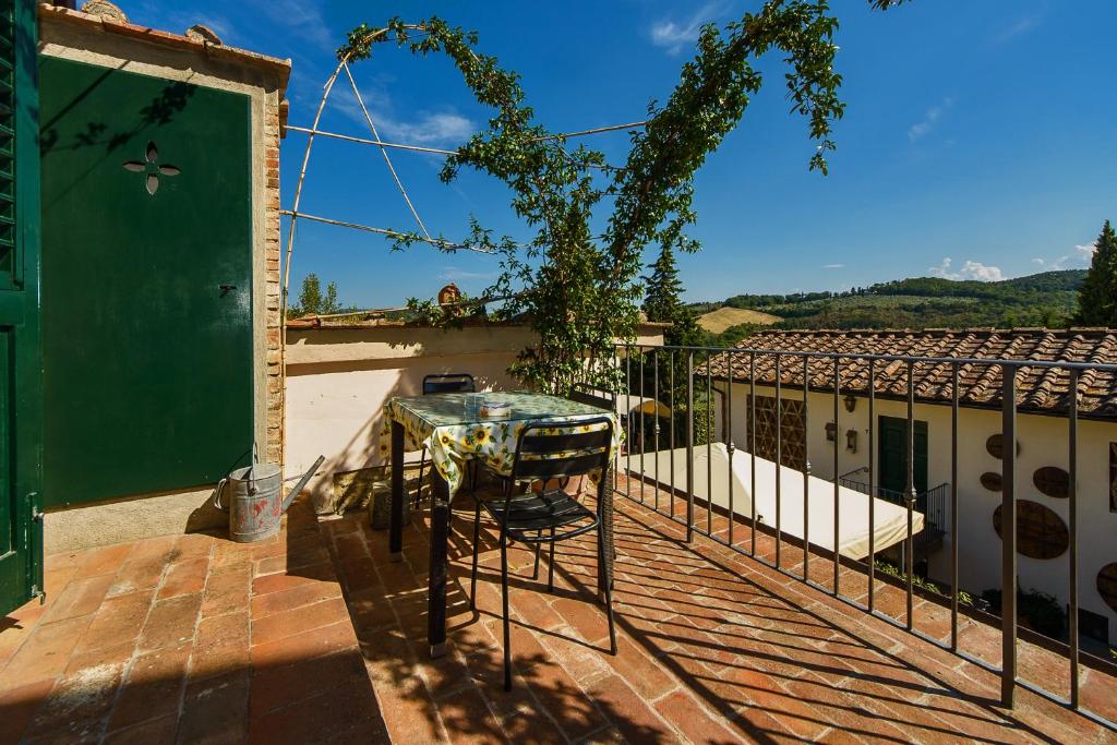 Balkón nebo terasa v ubytování Agriturismo Olmi Grossi