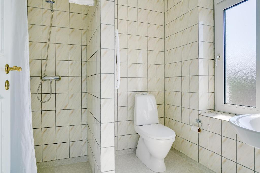 Koupelna v ubytování Hotel Sønderborg Garni