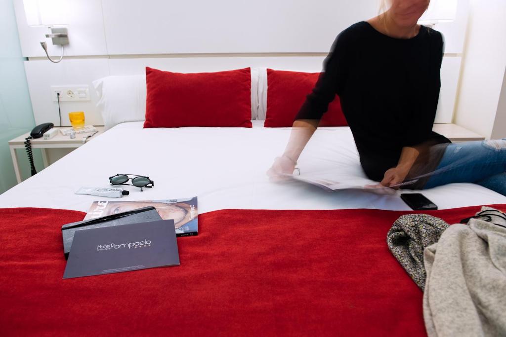Hotel Pompaelo Plaza del Ayuntamiento & Spa - シングルルーム バルコニー付