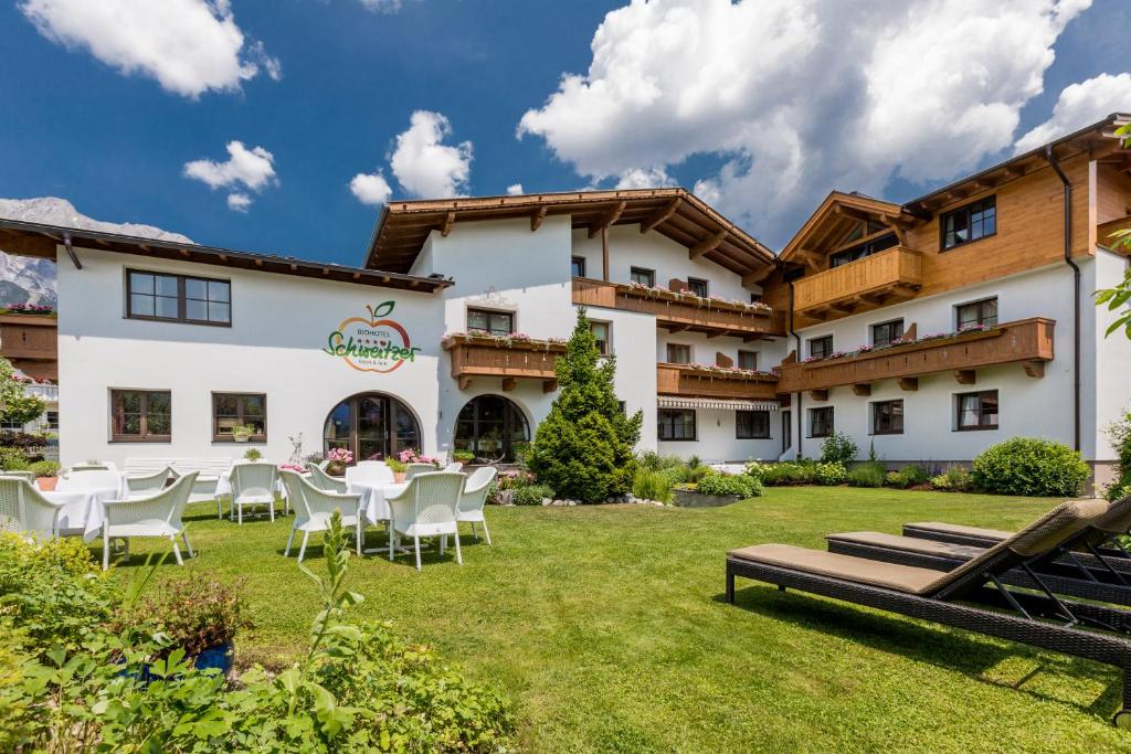 Zahrada ubytování Biohotel Schweitzer