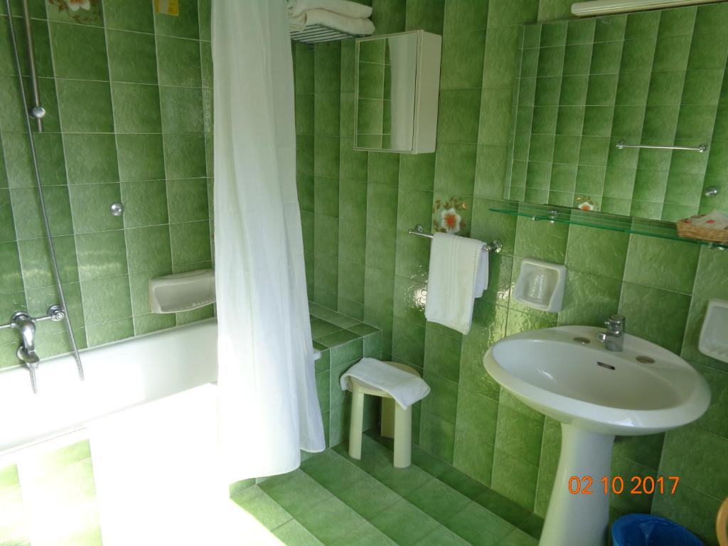 Koupelna v ubytování Hotel Ambasciatori Palace