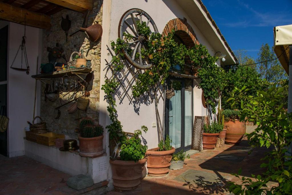 Zahrada ubytování Agriturismo Olmi Grossi