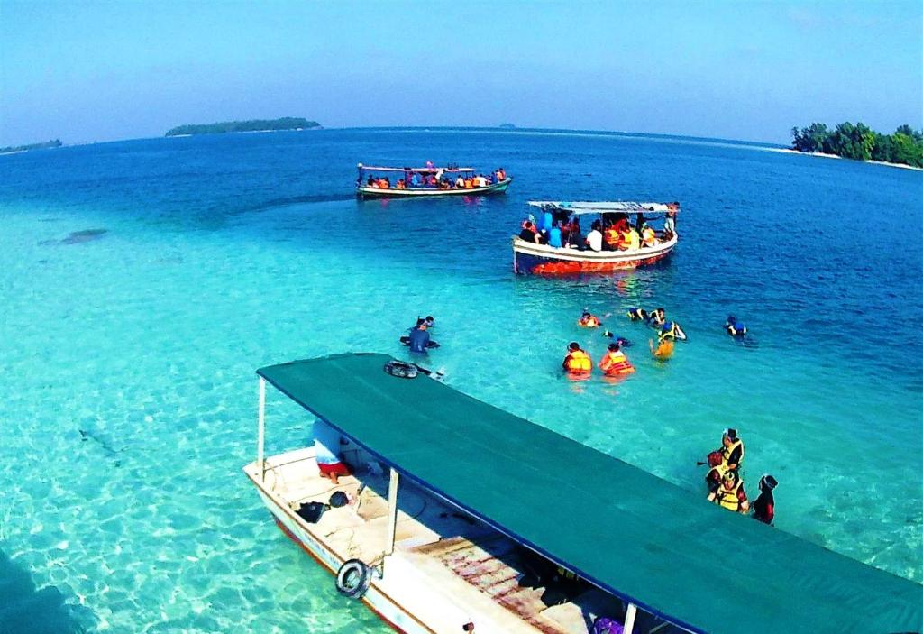 Naturlandskabet i nærheden af den private indkvartering