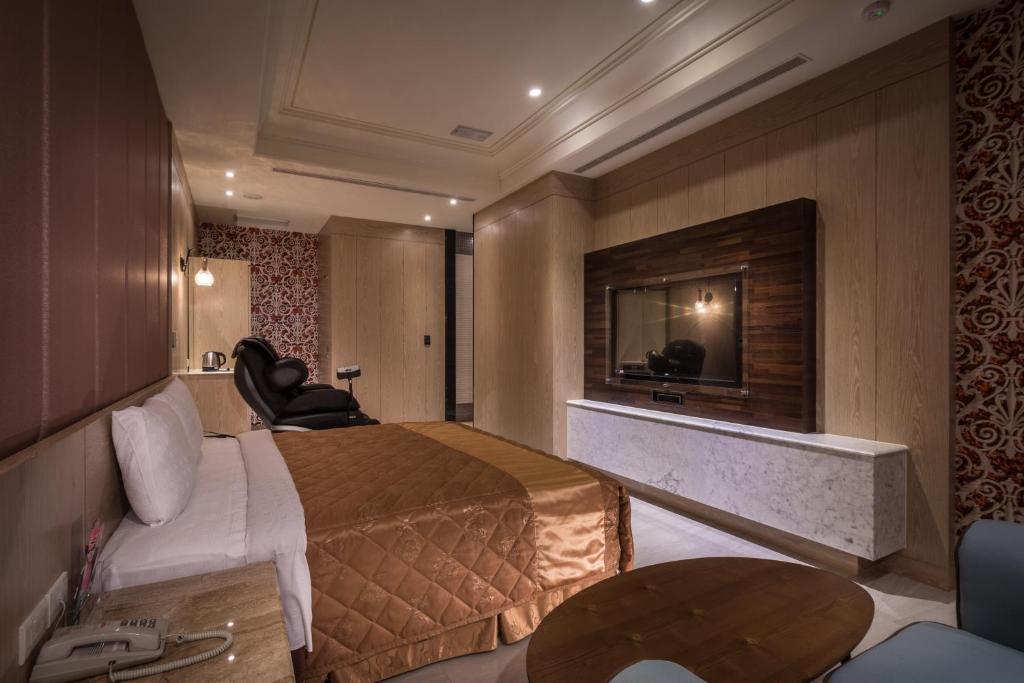 Posezení v ubytování OUGE Boutique Motel - Pingtung