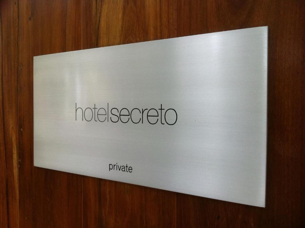 Certifikát, hodnocení, plakát nebo jiný dokument vystavený v ubytování Hotel Secreto
