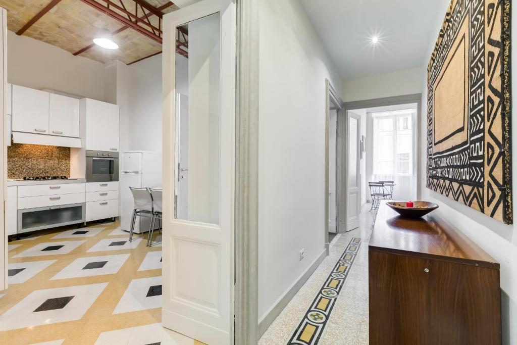 Kuchnia lub aneks kuchenny w obiekcie Monti Colosseum apartment