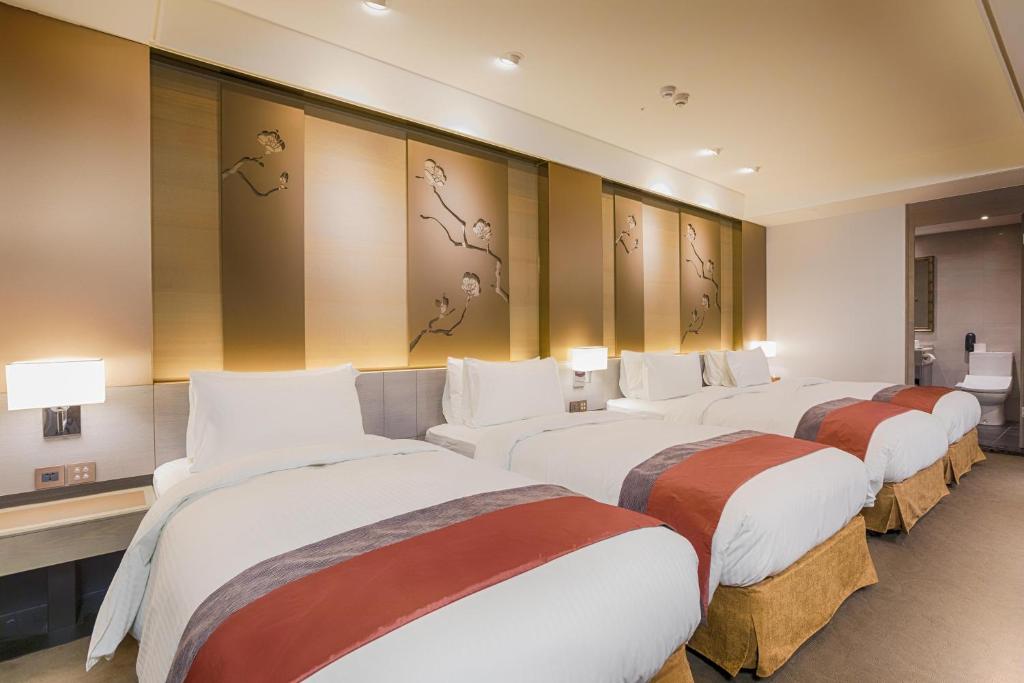 Green World Grand NanJing - Deluxe四倍房间 - 没有窗户