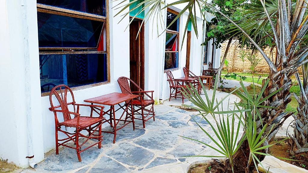Zahrada ubytování Diani Hostel