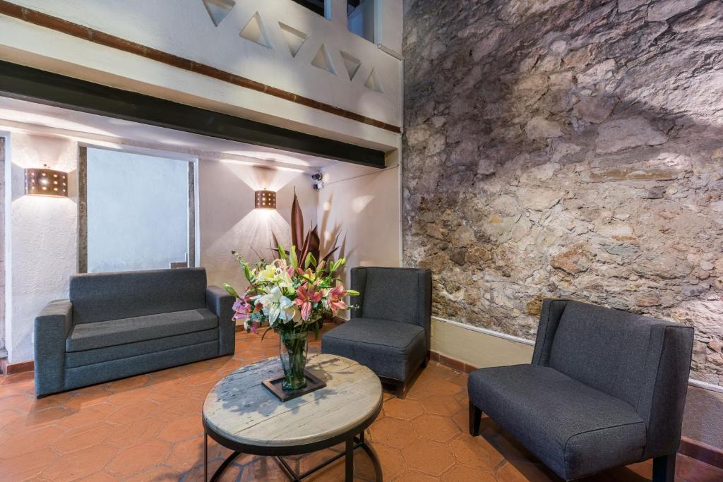 Posezení v ubytování Hotel Casa Virreyes