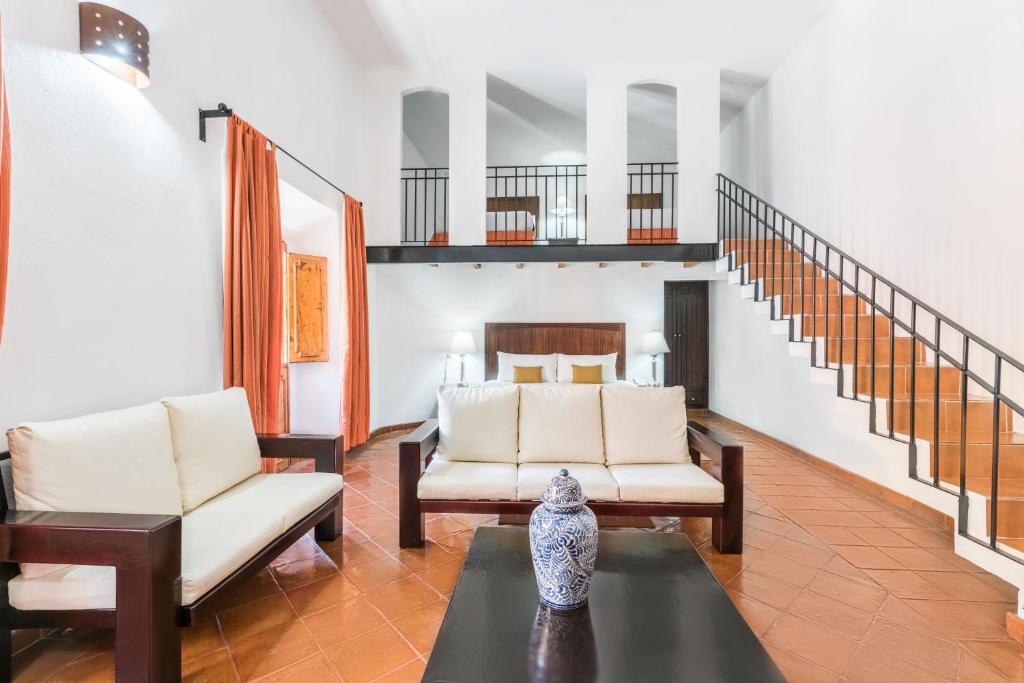 Posezení v ubytování Hotel Casa Virreyes