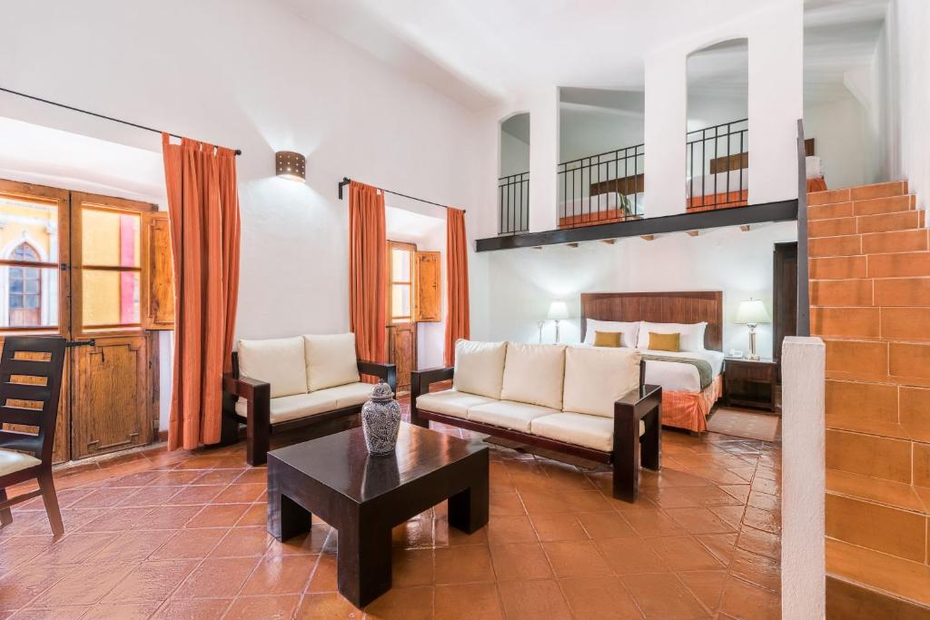 Posezení v ubytování Hotel Casa Virreyes