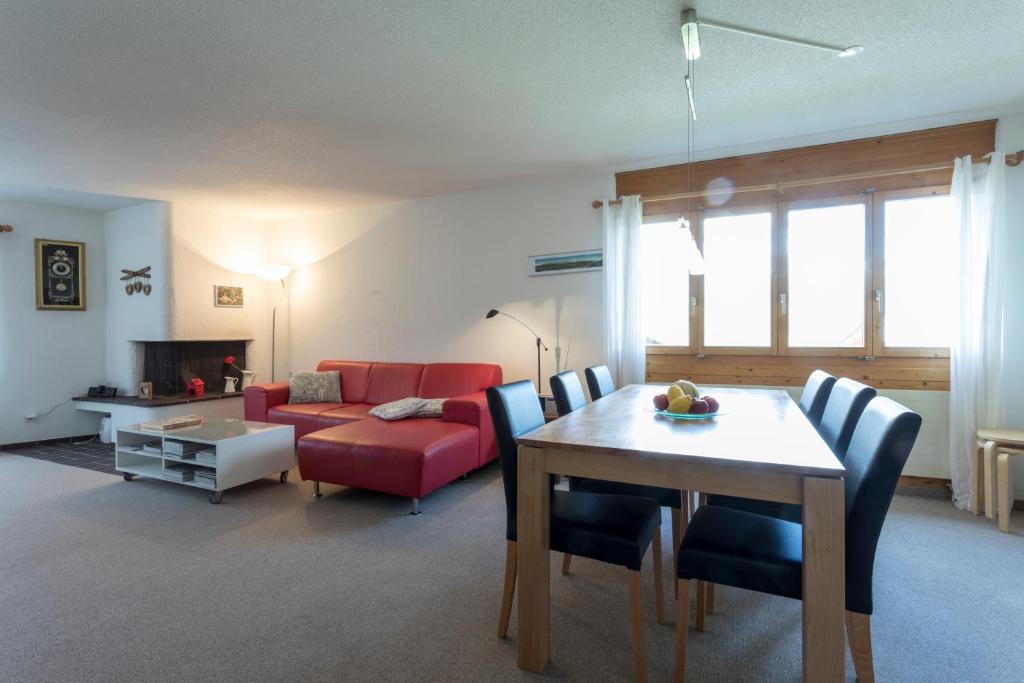 Posezení v ubytování Apartment Haus Arnika