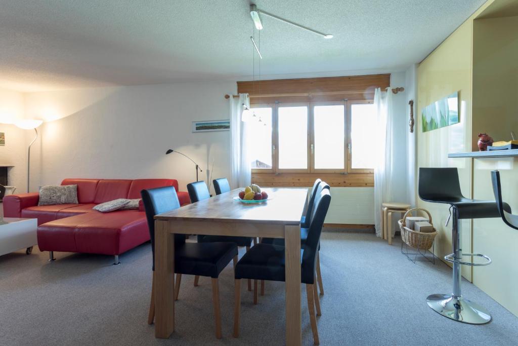 Posezení v ubytování Apartment Haus Arnika