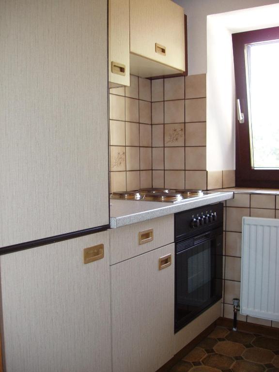 Kuchyň nebo kuchyňský kout v ubytování Haus Sonnleite