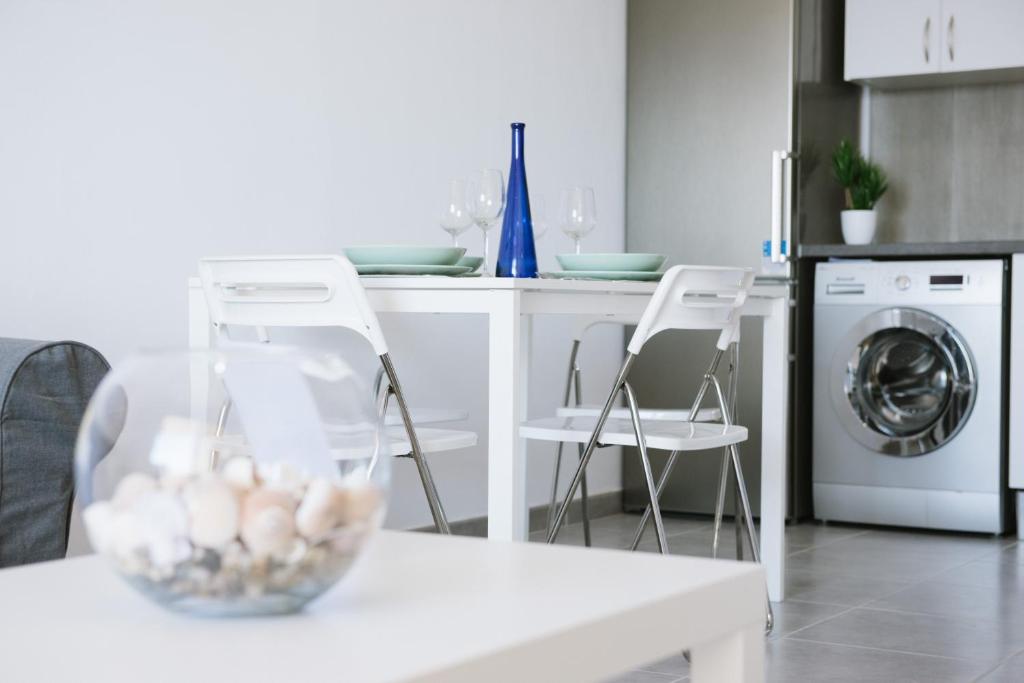 Kuchyňa alebo kuchynka v ubytovaní Apartamentos Ocean View