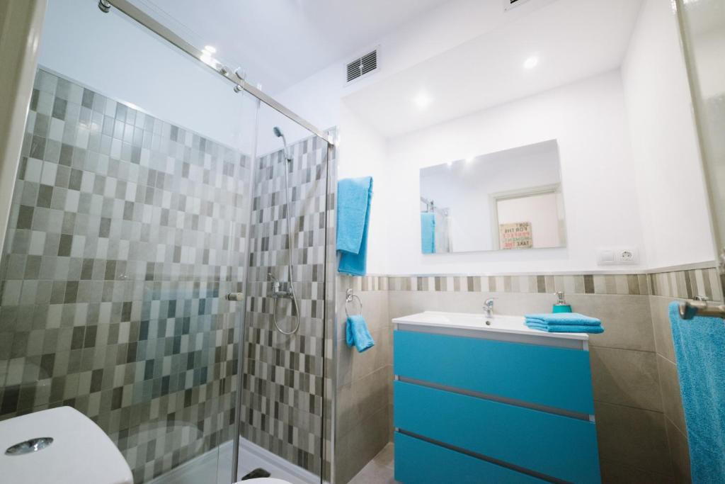 Kúpeľňa v ubytovaní Apartamentos Ocean View