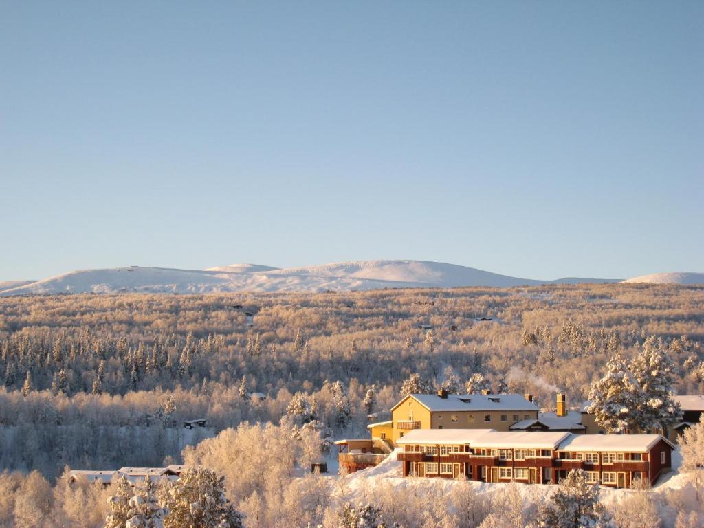 Bergsutsikt från hotellet